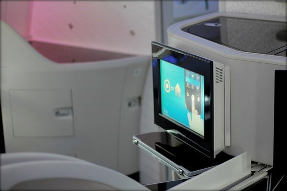 Qatar Airways Business Class 787 Cabin