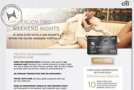 Review: Citi Hilton HHonors Reserve Card