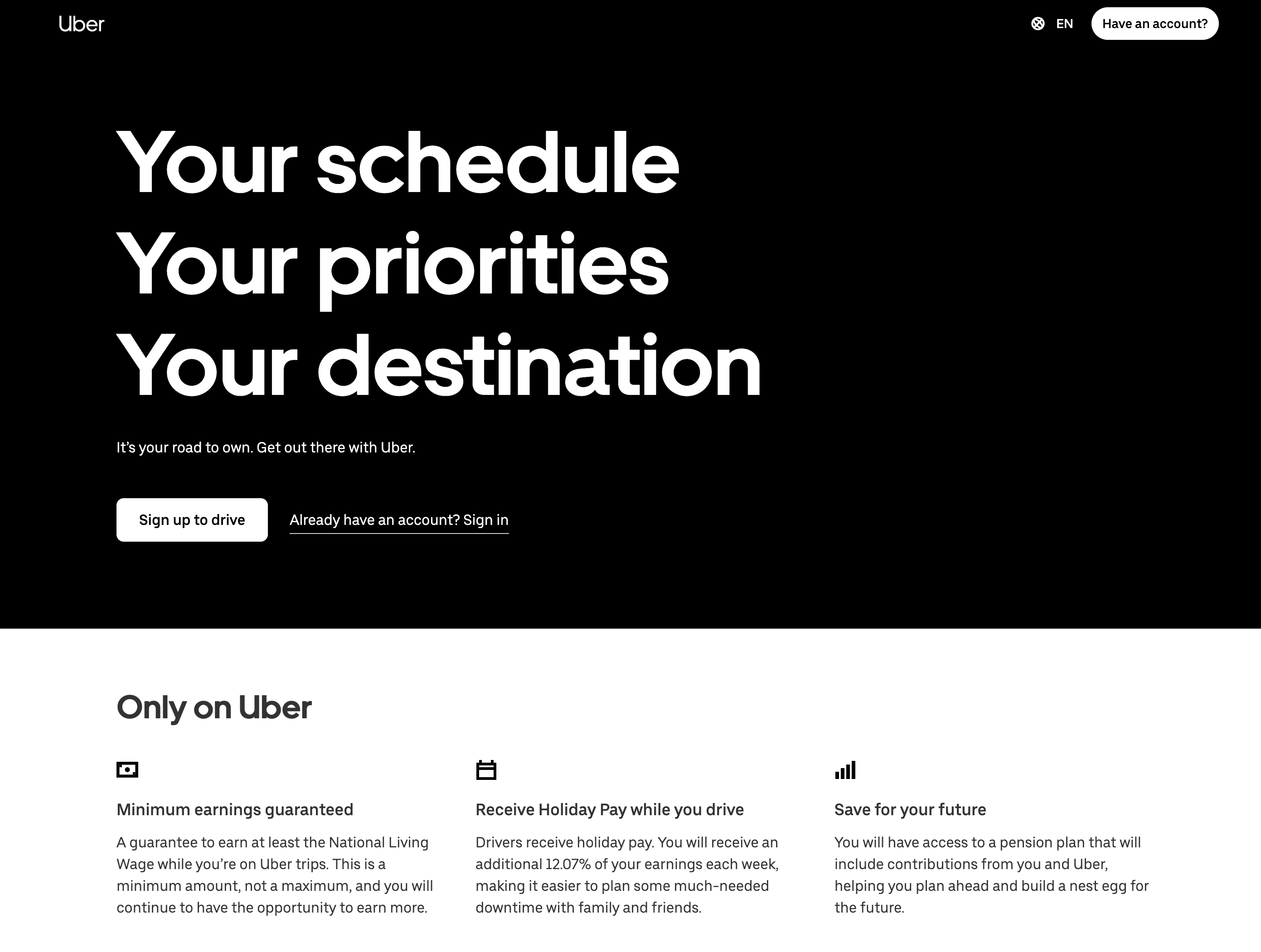 Uber driver sign up bonus